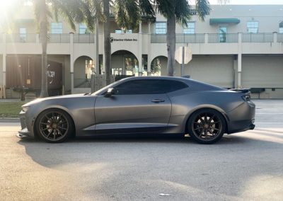 Camaro SS Wrapped on HF3’S Satin Bronze Wheels on Michelin PS4S Tires